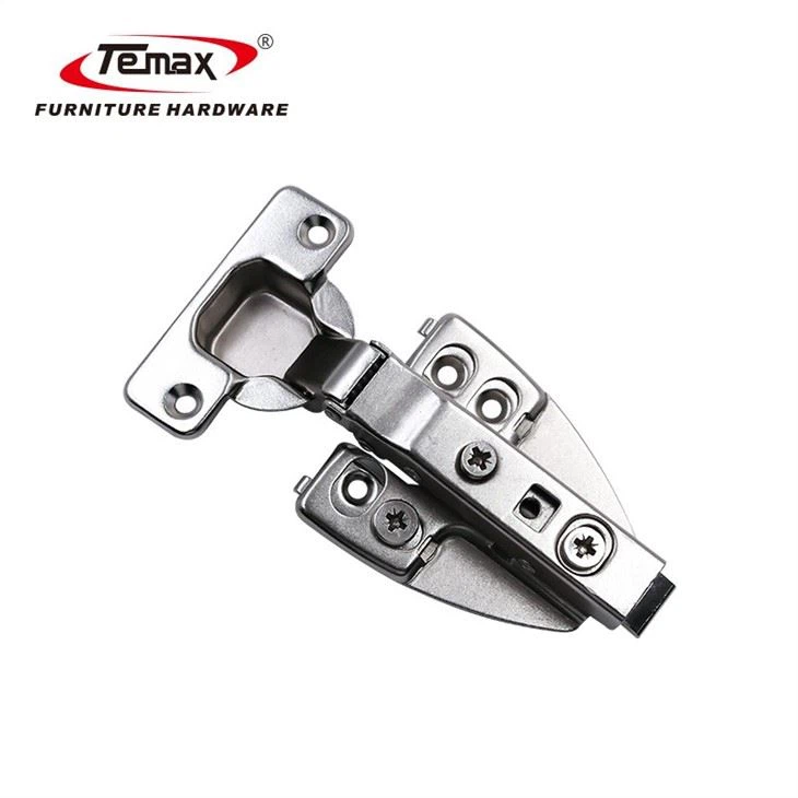 Temax Clip-on 3D Soft Close One Way Cabinet Narrow Gap Door Hinge With Hook